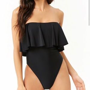 Flounce One Piece SwimSuit